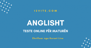 Teste Online Anglisht
